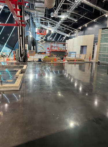Phoenix polished concrete facility floor